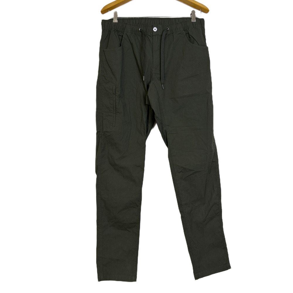 BYLT Premium Basics Pants Mens XL (33x35) Olive Outdoor Ripstop Cargo Trail EUC